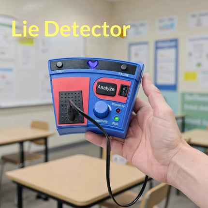 Lie Detector Electric Polygraph Test Finger Toy Party Game for Kids Adults Lie Detector Toys Social Game Funny Toys Kids Gifts