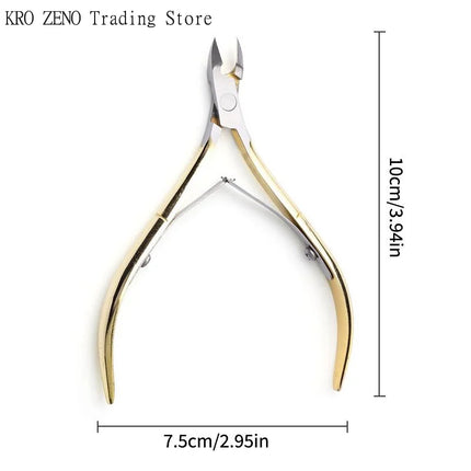 🔝1 Pcs Cuticle Nippers Nail Manicure Cuticle Scissors Clippers Trimmer Dead Skin Remover Pedicure Stainless Steel Cutters Tool✨