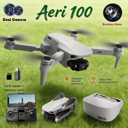 Hot Aeri100 Drone Professional HD Camera WIFI FPV UAV VR Glasses Remote Control Fold Aerial Photography Quadcopter Airplane Toys