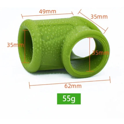 Cock Rings Silicone Ball Stretcher Delay Ejaculation TPE Penis Ring for Men Sex Toys Adjustable Semen Lock Ring SM Penis Sleeve