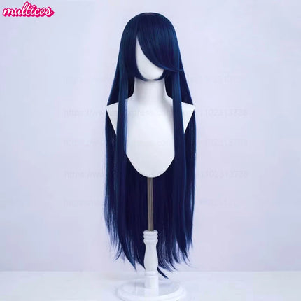 High Quality Anime 100Cm Long Staight Cosplay Wig Black White Red Pink Brown Gold Blue Blonde Purple Heat Resistant Hair Wigs