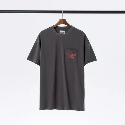 Classic  Color Letter Logo Print Loose ort Sve T-irt ex Youthful Cotton Summer Faion round Ne Top
