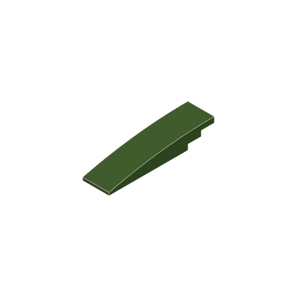 50g/17PCS  42918 Bricks Slope Curved 8 x 2 Parts No Studs Compatible MOC Building Block Adult Kids DIY Creative Toy Model