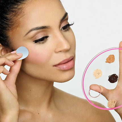14Pcs Hybrid Makeup Sponge & Powder Puff Set - Hydrophilic Latex-Free Foundation & Loose Powder | Vegan Oil-Free Beauty Tools