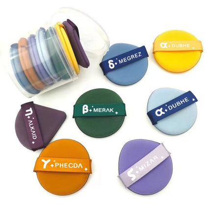 New Hydrophilic polyurethane Round Face Powder Soft Dry and Wet Dual-use Cosmetic Puff Washable Lightweight Makeup Sponge