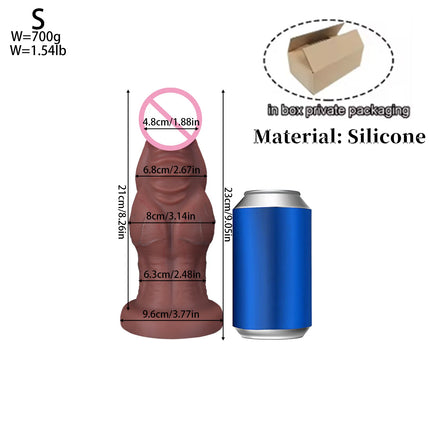 S-XXL Huge Anal Plug Liquid Silicone Soft Conical Butt Plug Big Anal Dildos for Women Men G-spot /prostate Massage 18+ Sex Toys