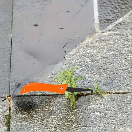 Heavy metal weed control tool - durable, lightweight, and foldable garden weed cleaner, outdoor weed control accessories