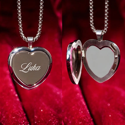 Anime Alien Stage Ivan Till Sua Mizi Hyuna Luka Cosplay Necklace Metal Choker Heart Pendant Chain Hip Hop Jewelry Accessories