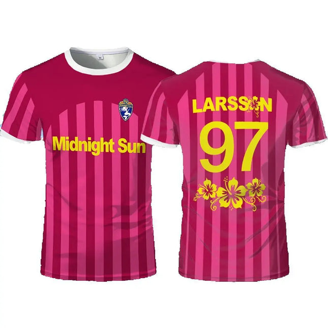 Singer Zara-Larsson Midnight Sun Album Jersey Women's Men's 2026 New Streetwear O-neck Tee Unisex Football T-shirts Fan Gifts