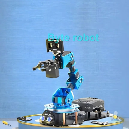 Smart Vision 6 Dof Robotic Arm XArm AI Graphical Scratch Robot Python Programming DIY Kit For Arduino Robot Arm Model Servo Claw