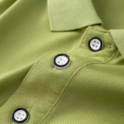 Summer Casual Sports Quick-drying Lapel Short-sleeved POLO Shirt 23 Solid Color Shirt Cycling Suit Fitness Suit For Men S-4XL