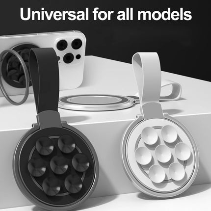 Universal Mirror Magnetic Phone Holder for Magsafe 360° Rotation Folding Magnet Bracket for iPhone 17 16 Samsung Portable Stand
