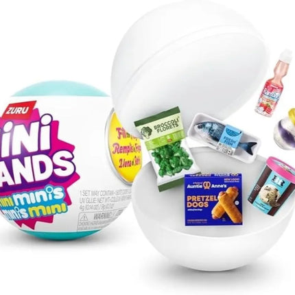 Mini Fridge Surprise Ball w/ 30+ Food Figures - Mystery Blind Box Collectible Kids Gift  surprise box mistery box
