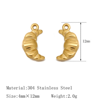 3Pcs Airplane/Body/Cowboy Boot/Ox Horn Charms Stainless Steel Waterproof Pendants DIY Earrings Necklace Jewelry Making Findings