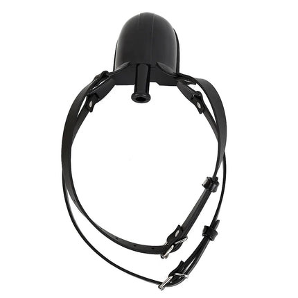 Funnel Oral Enema Drool Plug Gags Bondage Head Harness BDSM Toilet Funnel Open Mouth Gag Mask Hood For Woman Sex Toys