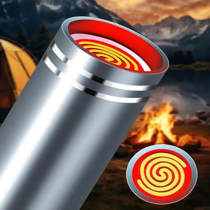 Type-C Safety Air Blowing Lighter Mini Flameless USB Rechargeable Windproof Portable for Camping Hiking Survival Emergency
