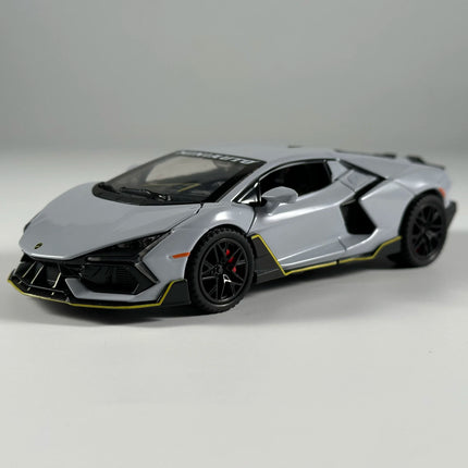 1:32 Lamborghini Revuelto Supercar Alloy Metal Diecast Model Car High Simulation Collectibles Children Toy Cars Sound And Light