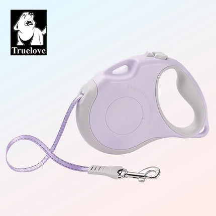 Truelove Tangle-Free Retractable Dog Leash 16 Ft Strong Nylon Tape One-Handed Brake Pause Lock for Dog Cat Owners Reliable TLL5001