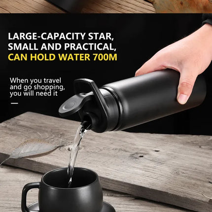 Metal Portable Water Bottle Leakproof Reusable Outdoor Sports Cup for Cycling Hiking Gym Halloween Gift Christmas Gift Travel