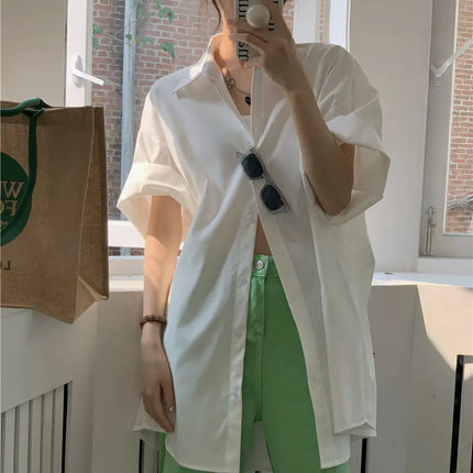 XEJ Elegant and Youthful Women's Blouses Oversize Shirts Women's Summer Clothing Spring 2022 Short-Sleeve Youth Blouses