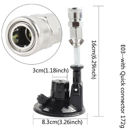 FREDORCH New Powerful Suction Cup For Sucking Smooth Ground Connector use for M6/3XLR/VAC-U-LOCK Telescopic Linear Device Attach