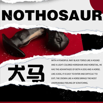 Nothosaur Soft Silicone Anal Plugs Beginner Anal Stimulator Trainer Sex Play Toy for Women Couples G-spot Massage Sex Products