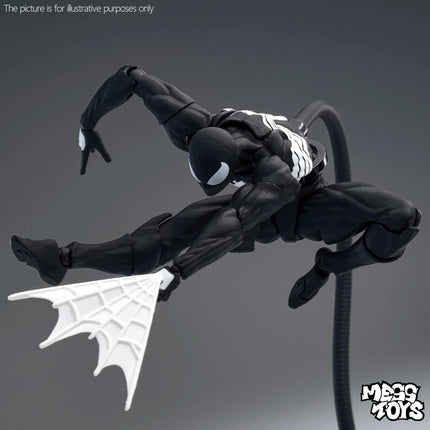 New MessToys Spiderman Figure CT Toys Black Red Spider Man Figurine Mess Toys Action Figure Custom Model Gift Kid Customized Toy
