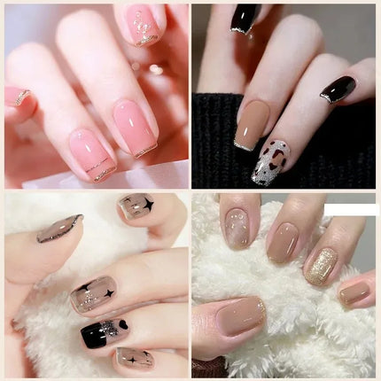 Reflective Glitter Gel Polish Mirror Chrome Effect Gold Silver Black UV Cured Long Lasting Shiny Salon Home DIY Nail Art