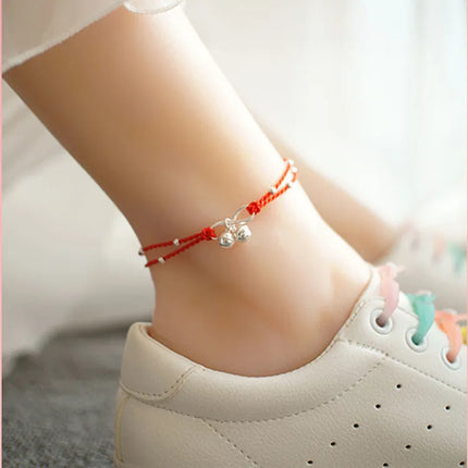 PANJBJ 925 Silver Color Mosubi Zircon Anklet For Women Girl Simplicity Retro Exquisite Jewelry Birthday Gift Dropshipping