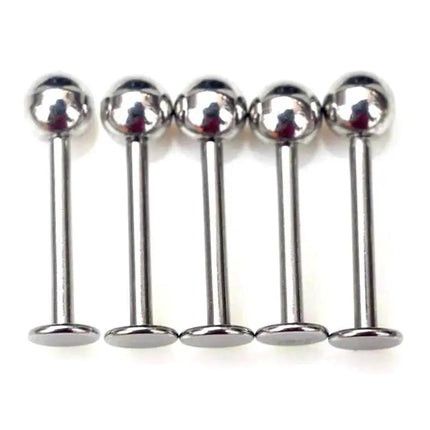 45/90PCS Stainless Steel Body Piercing Jewelry Nose Ring Tongue Bars Navel Eyebrow Lip Labret Piercing Jewelry Horseshoe Rings