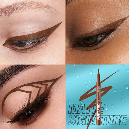 1PC liquid eyeliner pen, waterproof and sweat proof, non smudging, easy to apply, easy to apply, creating perfect eye makeup