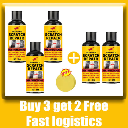 Glass scratch repair paste, can be used for windshield, bathroom glass doors, windows, etc., to restore polishing scratch paste