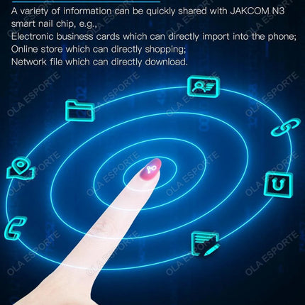 NEW NFC Smart Nail Chip SOS Virtual Call Fitness Supervision Function GPS Tracker Device Mini Tracker Smart Chip For Android IOS