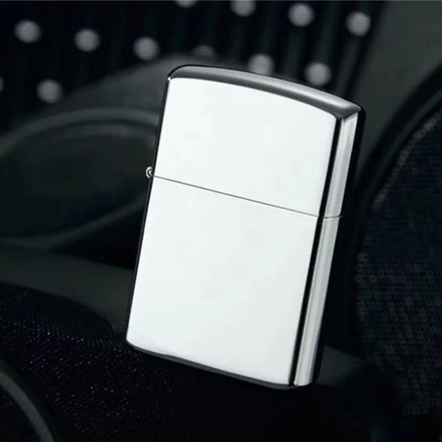 Zorro brass kerosene windproof lighter with personalized creativity, ultra-thin square-angled smooth kerosene machine