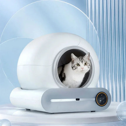 Pet Smart Litter Box Fully Automatic Cleaning of Electric Large Cat Toilet Deodorizing Fully Enclosed Automatic Cat Litter Box