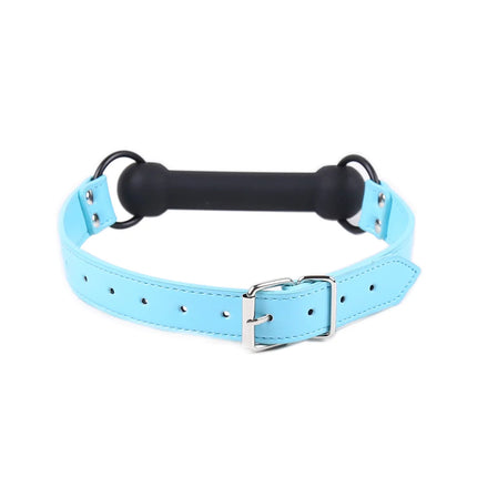 Professional Pony Play Bit Gag Silicone Mouth Restraint Red Stitch Leather Strap BDSM Bondage Slave Role Play Adult Fetish Toy