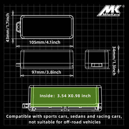 Model portable box compatible with 1/64 car model display box, hanging piece, portable storage box and protective box