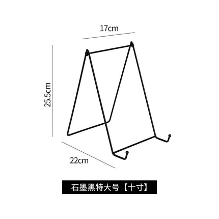 Iron Art Display Stands Storage Rack Metal Easel Stand For Photo Picture Frame Oil Painting Plate Book Organizer Shelf Holder