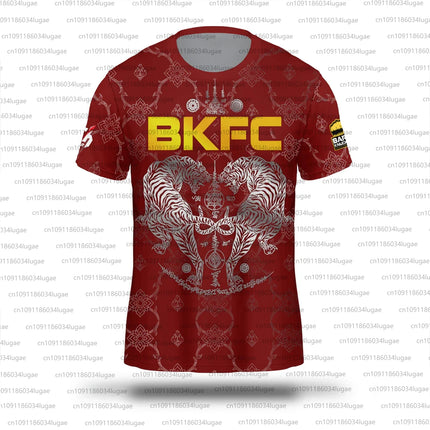 BKFC Boxing Fan Fightwear Men Women Breathable Sportswear Man Kids Summer Casual Round Neck T-shirt Male Short Sleeves Tops Tee