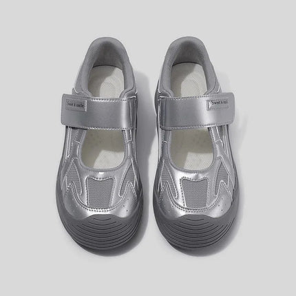 Retro Woman Shoes Casual Female Sneakers Clogs Platform Flats Modis All-Match Creepers Summer Cross Dress 2025 New Mary Janes Ru