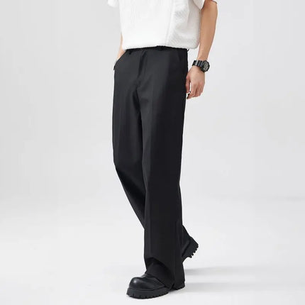 2026 New American-Style High Street Trendy Men's Casual Pants, Loose Straight-Leg Draped Trousers for Men