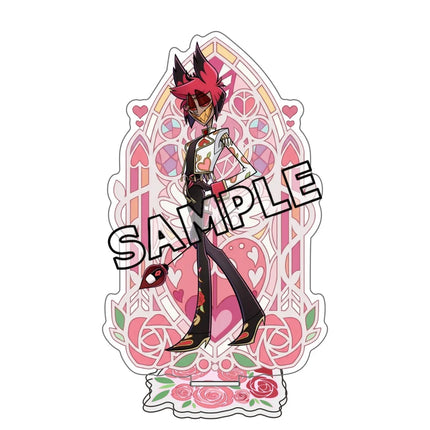 15CM Acrylic Standee Alastor Alastor Vox Anime Peripheral Desktop Ornament Decoration Valentine's Day Gift key chain