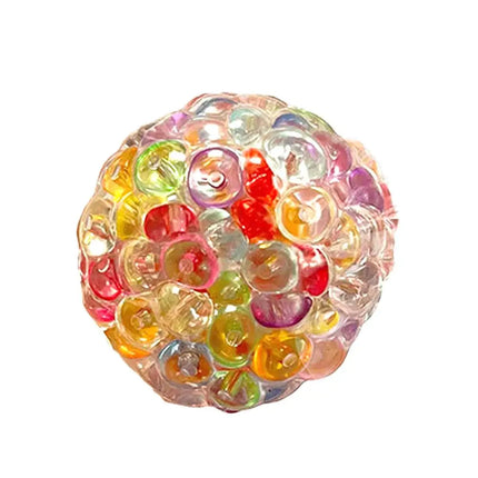 Creative Explosion Beads Squishy Balls Stress Relieving Toys Slow Rebound Toy Fidget Toy Children Decompression Toys