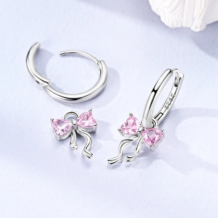 Orstarry 925 Sterling Silver Crystal Circular Eardrops Drop Earrings Women Earrings Charm Fashion Versatile Party Jewelry Gifts