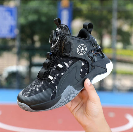 Kids Basketball Shoes Boys Sneakers Non-slip Child Trainer Basket Shoes Outdoor Children Sport Shoes