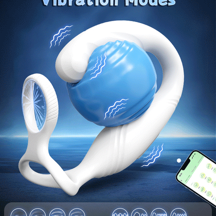 Male Sex Toys Rotating Anal Vibrator Prostate Massager Dual Penis Ring Cock Rings Anal Butt Plug Vibrators Anal Toys for Men 18+