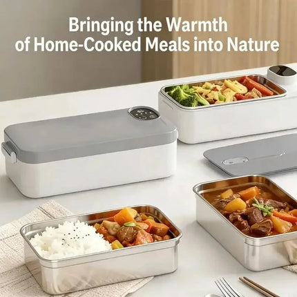 New USB Electric Lunch Box 900ml Portable Insulated Electric Lunch Box Is Suitable For Adult Office School Travel.