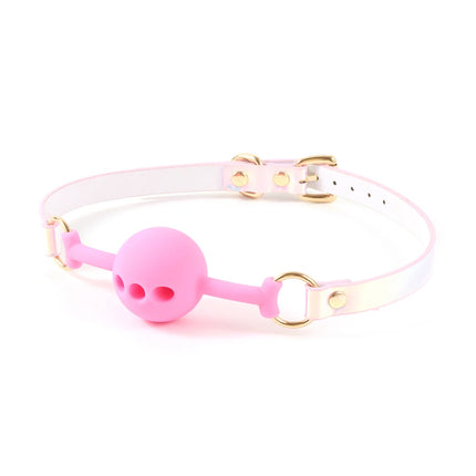 Shining Colorful Bondage Kit Kinky Restraints Set Bow Handcuff SM Collar Spanking Paddle Mouth Ball Gag Blindfold Erotic Toys
