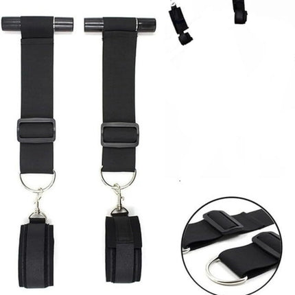 Door Hanging Handcuff Sex Toy Set BDSM Hand Restraint Swing Cuffs SM Slave Couple Flirting Bondage Gear Adult Erotic Games Set