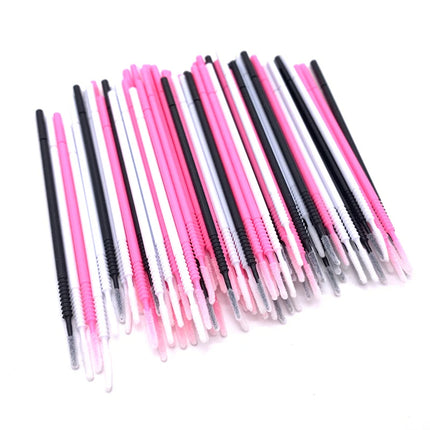 Disposable Long Head Lashes Micro Brushes Eyelashes Mascara Swab Lash Extension Tools Micro Applicator Wands